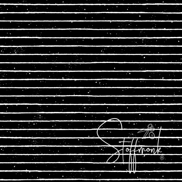 " STRIPES - schwarz "  - Bio Jersey